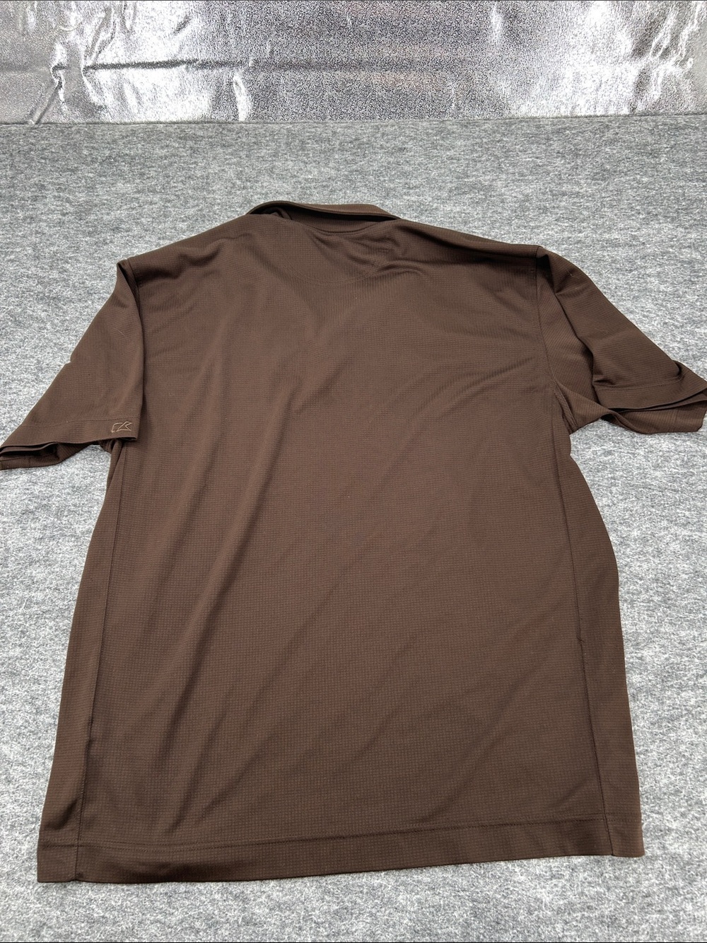 Cutter & Buck Men’s Brown Polo with Orange Cleveland Browns Logo size Xl - Picture 8 of 10
